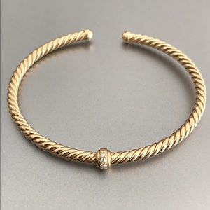 Authentic David Yurman 18k Gold Bracelet Size XS